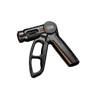 GripTrack Adjustable Hand Gripper – 5–60kg Resistance with Digital Rep Counter