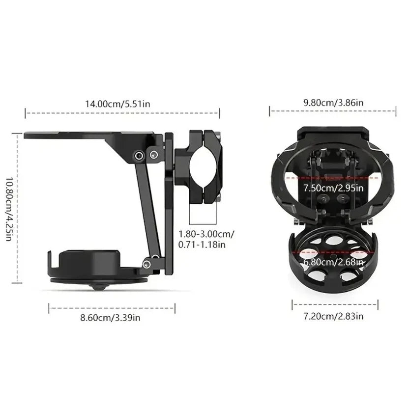 RideCup — 360° Foldable Drink Holder for Bikes & Motorcycles