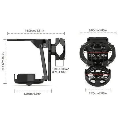 RideCup — 360° Foldable Drink Holder for Bikes & Motorcycles