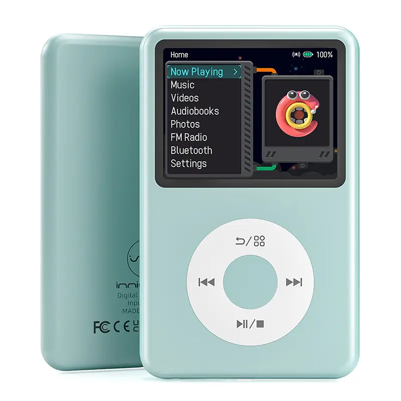Bring Back the 2000s: Retro MP3/MP4 Player with Bluetooth, HiFi Audio, 2.4" Display & 35H Battery Life