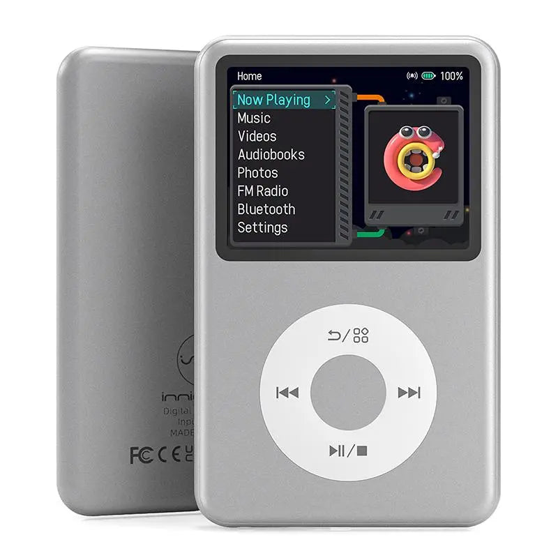 Bring Back the 2000s: Retro MP3/MP4 Player with Bluetooth, HiFi Audio, 2.4" Display & 35H Battery Life