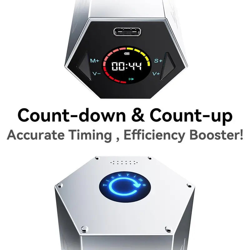 Pomodoro Timer Cube, Productivity Timer, Pause & Resume