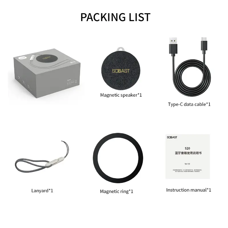 Magnetic Mini Bluetooth Speaker