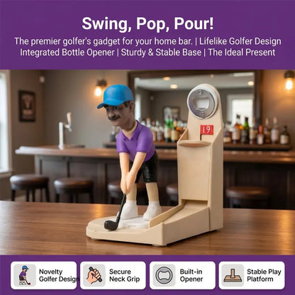 Golf Ball Bottle Opener Set | Fashionable Men's Gift & Decorative Accessory