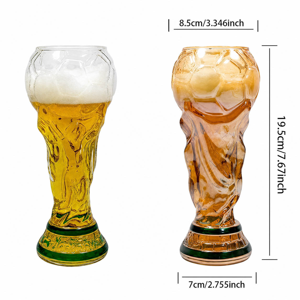 Beer & Beverage Trophy Mug, Football Fan Gift, Collectible Beer Trophy Mug