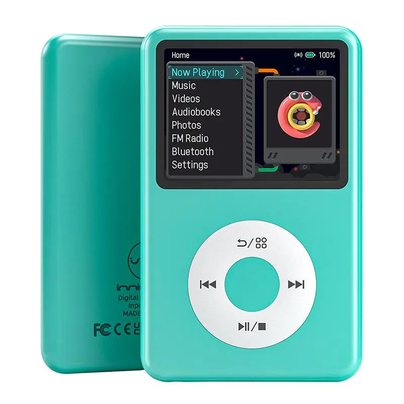 Bring Back the 2000s: Retro MP3/MP4 Player with Bluetooth, HiFi Audio, 2.4" Display & 35H Battery Life
