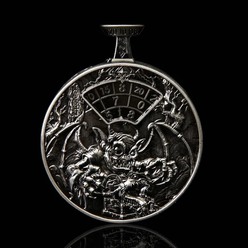 Press-to-Roll DND Metal Dice