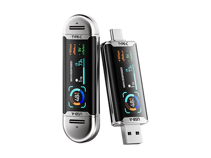 Smart Display Solid State USB Drive 128GB-2TB 1090MB/s, USB 3.2 Gen2+Type C Dual Ports
