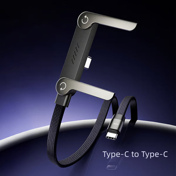 2-in-1 Invisible Holder Charger Cable with Stand - 240W Fast Charging
