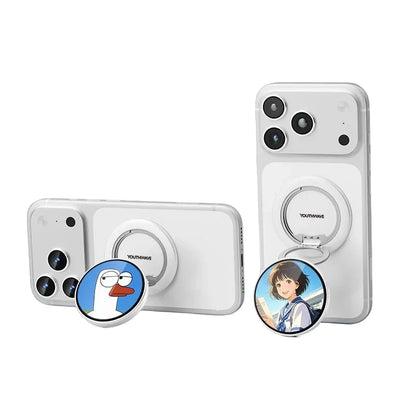 MagSafe Rotating Ring Stand — Custom Photo Display Phone Grip & Kickstand