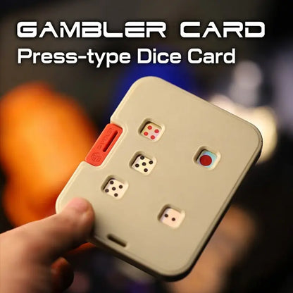 Retro Press Dice Roller – 5 Dice Anti-Cheat Differential Gear Party Game