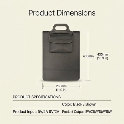 Anywhere Office 5-in-1 Laptop Sleeve with Stand, Desk Mat & Wireless Charger
