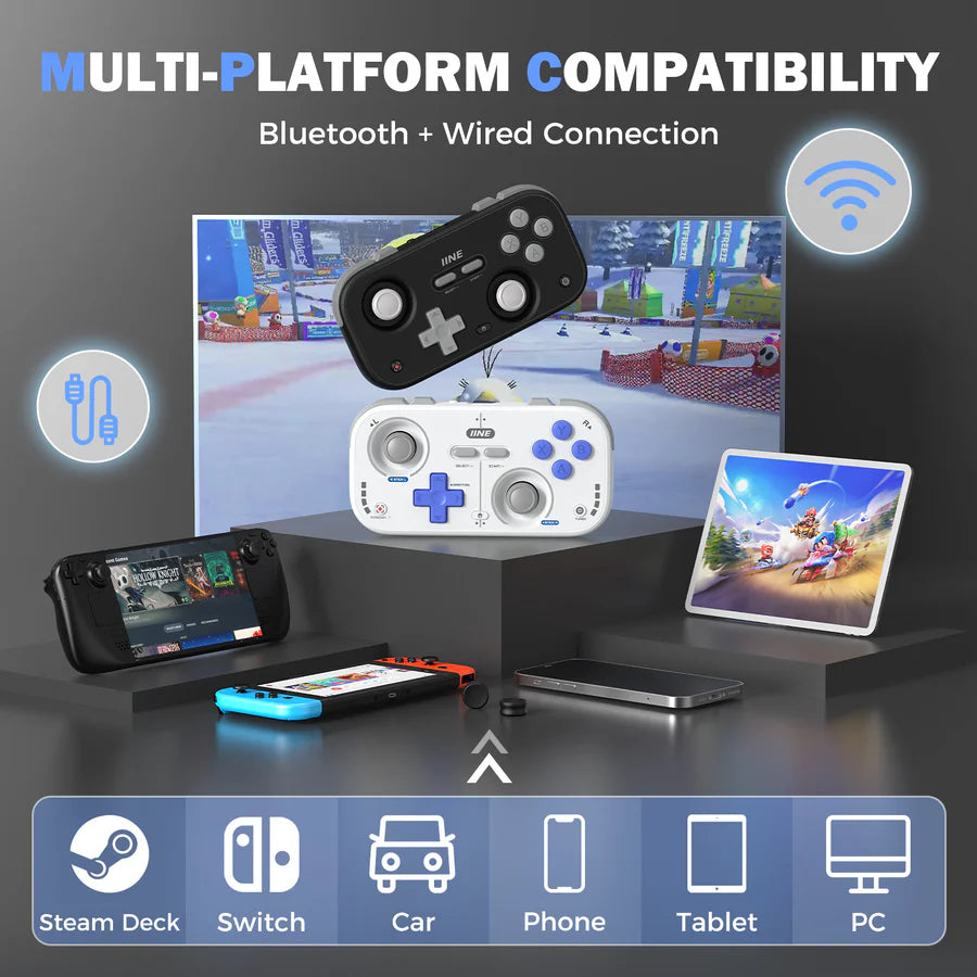 Mini Retro Bluetooth Remote for TikTok, Reels & Kindle , Camera Shutter & Gaming , Universal Controller