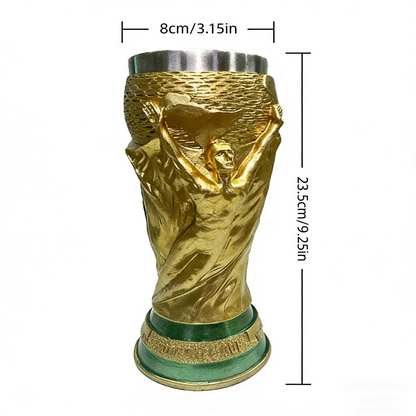 Beer & Beverage Trophy Mug, Football Fan Gift, Collectible Beer Trophy Mug