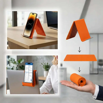 Flexible Silicone Stand - Aerospace Aluminum Core, Multi-Angle Adjustable, Universal for All Smart Devices