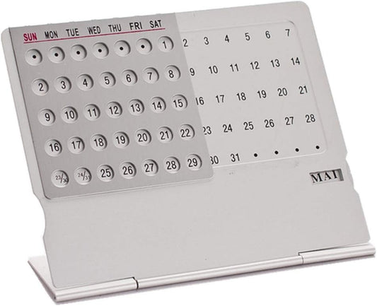 EverTime | Ultra-Thin Metal Perpetual Desktop Calendar