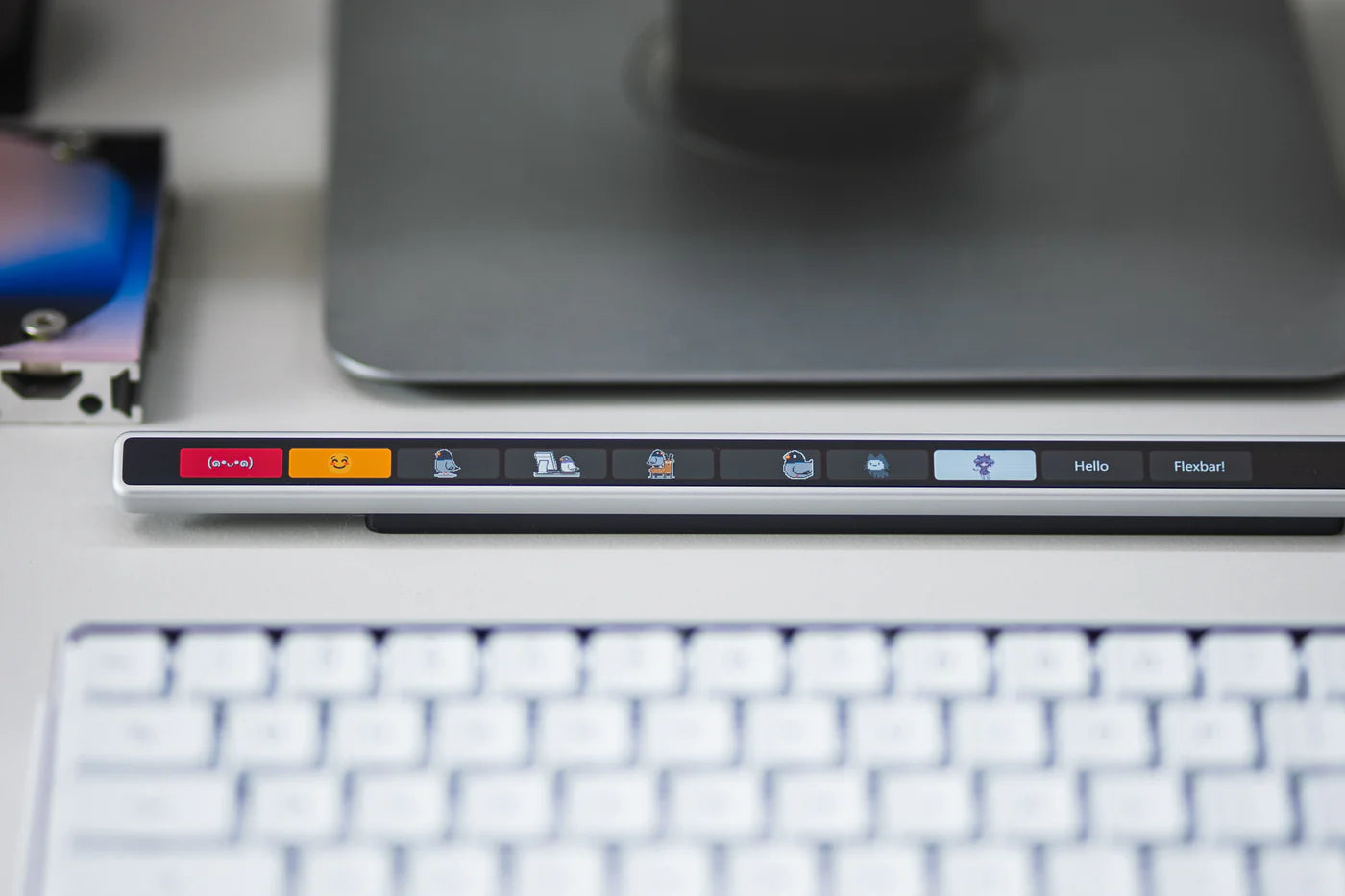 2K OLED Customizable Touch Bar Keyboard for Creators & Gamers