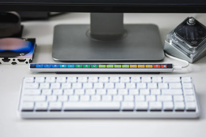 2K OLED Customizable Touch Bar Keyboard for Creators & Gamers