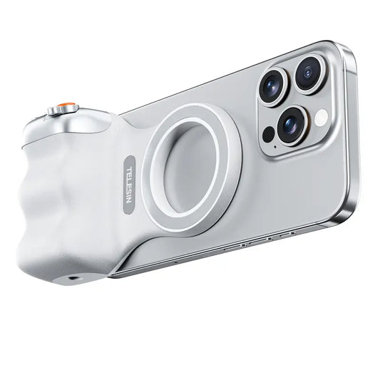 Magnetic Phone Camera Grip with Wireless Shutter – DSLR-Style Handle