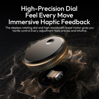 Video Editing Keyboard with Dial Knob & Bluetooth , 7 in 1 Power Customizable Macro Keypad with Tactile Feedback