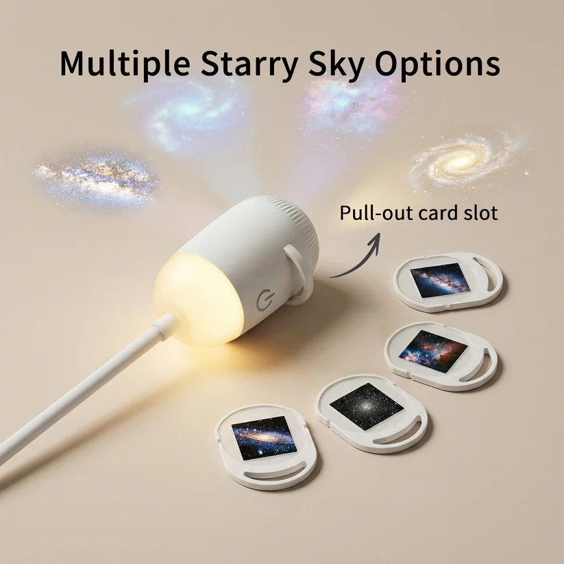 2-in-1 Galaxy Projector Night Light