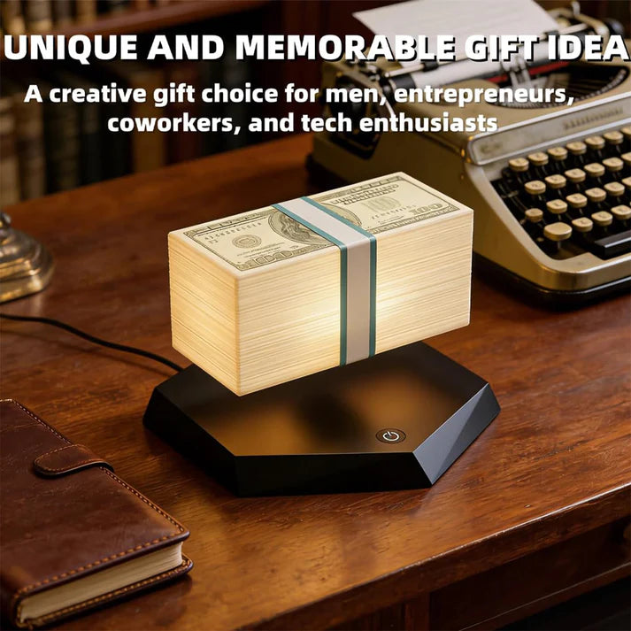 Magnetic Levitating GTA Money Lamp Gravity-Defying RGB Desk Decor