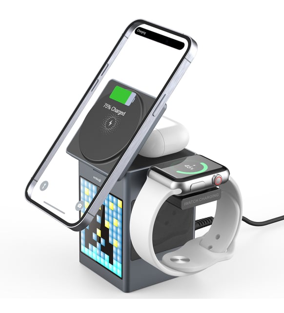 6 - in - 1 Magnetic Charging Dock – Qi2 Fast Wireless Charger - Snapdealfy
