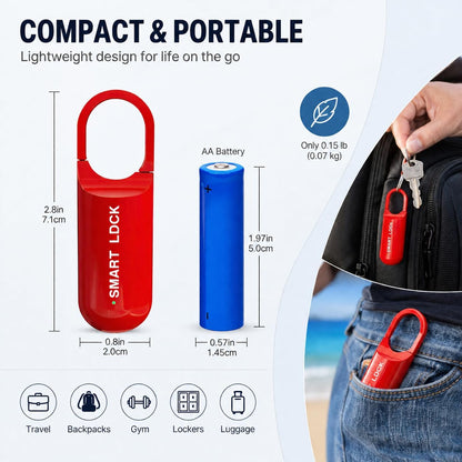 Mini Smart Fingerprint Padlock