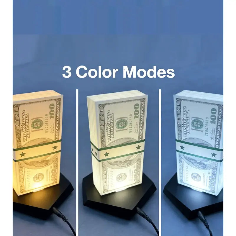 Magnetic Levitating GTA Money Lamp Gravity-Defying RGB Desk Decor
