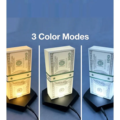 Magnetic Levitating GTA Money Lamp Gravity-Defying RGB Desk Decor