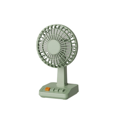 Retro Mini Wireless Quiet Desktop Fan - 5-Speed Adjustable Cooling, Up to 2200 RPM