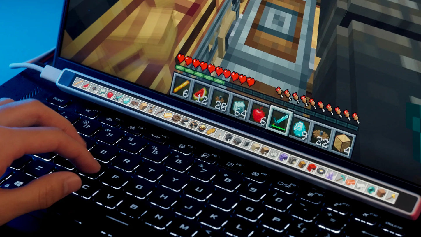 2K OLED Customizable Touch Bar Keyboard for Creators & Gamers
