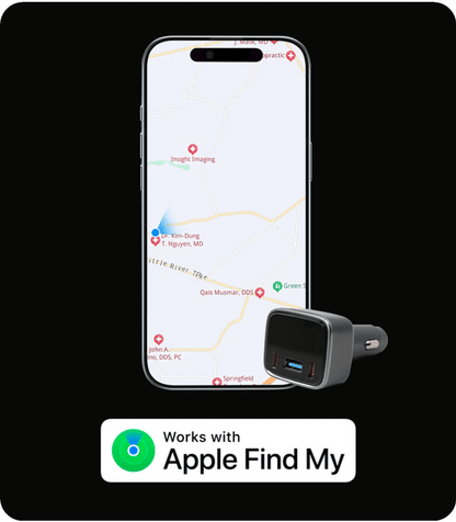 140W Fast Car Charger with Apple Find My & Android Tracking