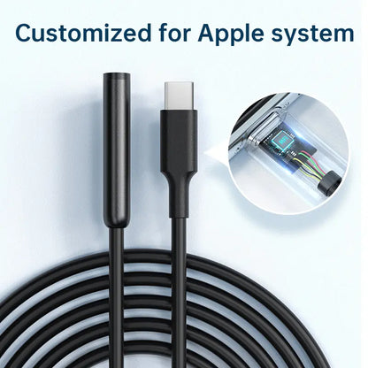 1920P HD Borescope Inspection Camera with 8 LED Lights, 16.4ft Semi-Rigid Cable & IP67 Waterproof for Android & IOS
