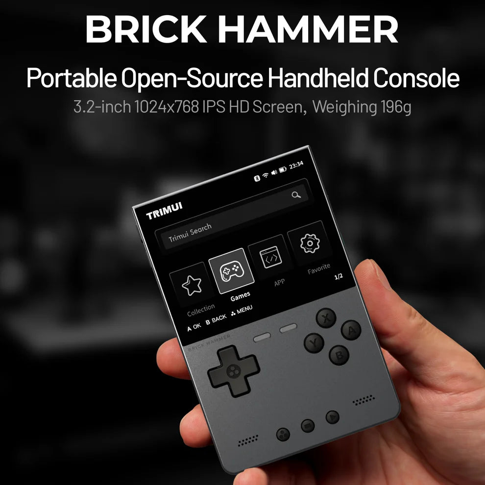 Brick Hammer Handheld  Retro Game Console