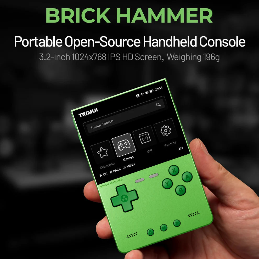 Brick Hammer Handheld  Retro Game Console