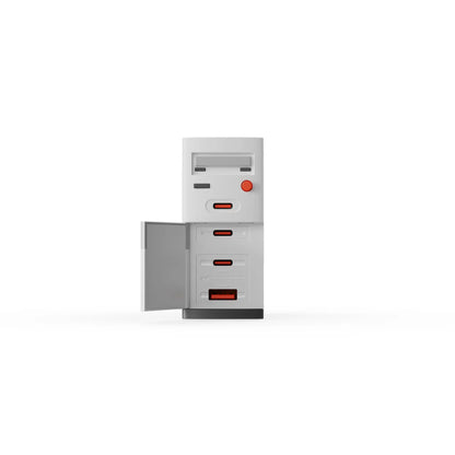 Limited Edition - Retro 100W PD 3.1 GaN 4-Port Fast Charger, 3 USB-C + 1 USB-A, Compact Charger with Ambient Light for Laptop & Phone