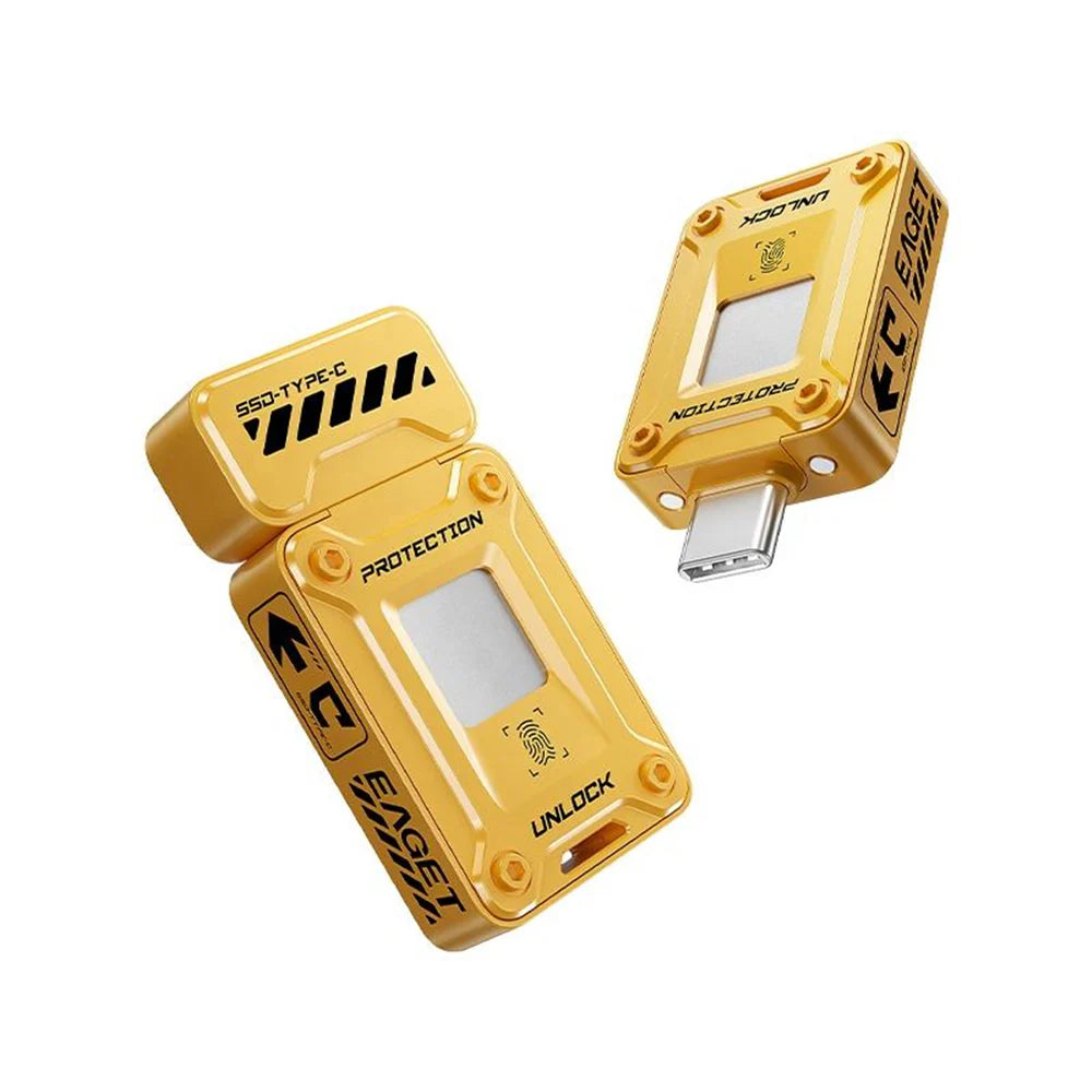128GB/256GB Fingerprint Encrypted Solid State Flash Drive – 0.5s Unlock, AES256 Security & 560MB/s Ultra-Fast Transfer