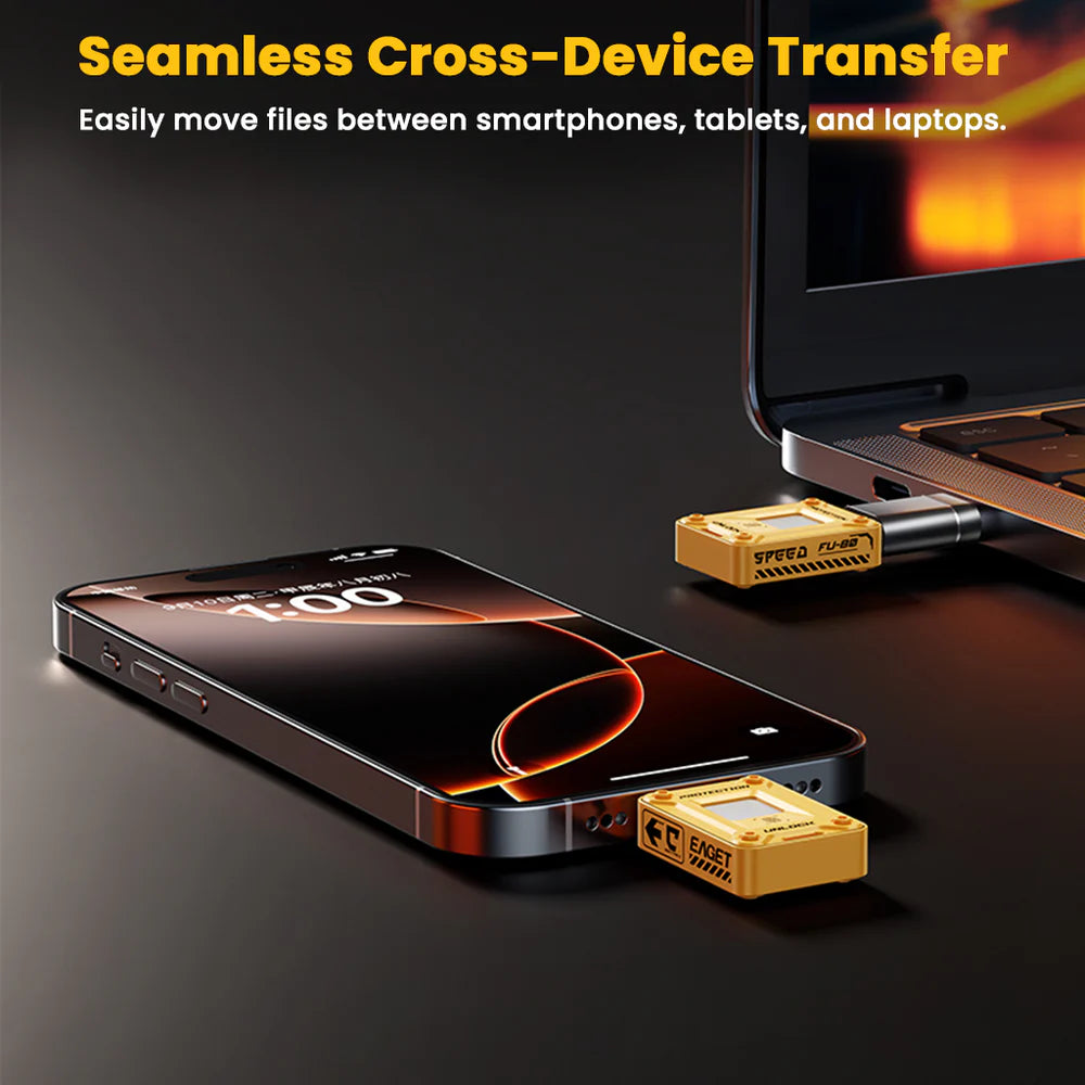 128GB/256GB Fingerprint Encrypted Solid State Flash Drive – 0.5s Unlock, AES256 Security & 560MB/s Ultra-Fast Transfer