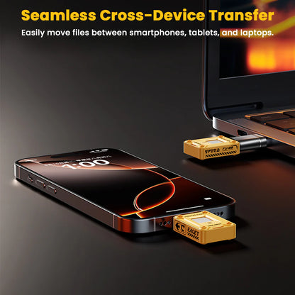 128GB/256GB Fingerprint Encrypted Solid State Flash Drive – 0.5s Unlock, AES256 Security & 560MB/s Ultra-Fast Transfer