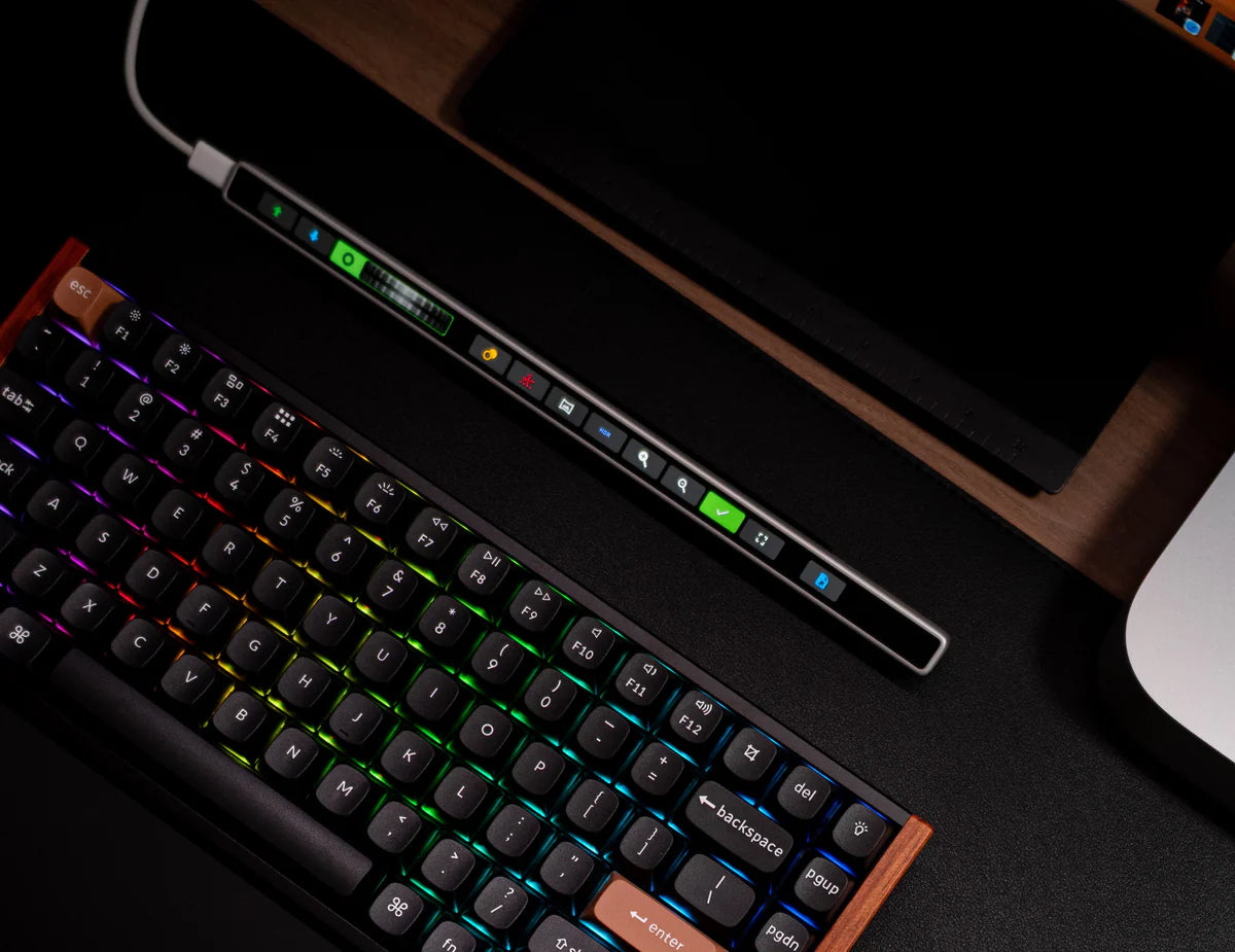 2K OLED Customizable Touch Bar Keyboard for Creators & Gamers