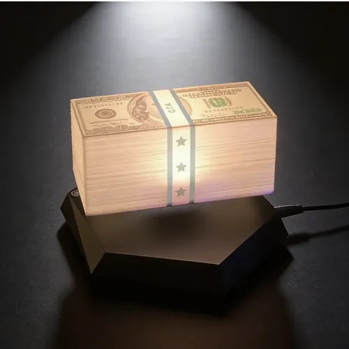 Magnetic Levitating GTA Money Lamp Gravity-Defying RGB Desk Decor