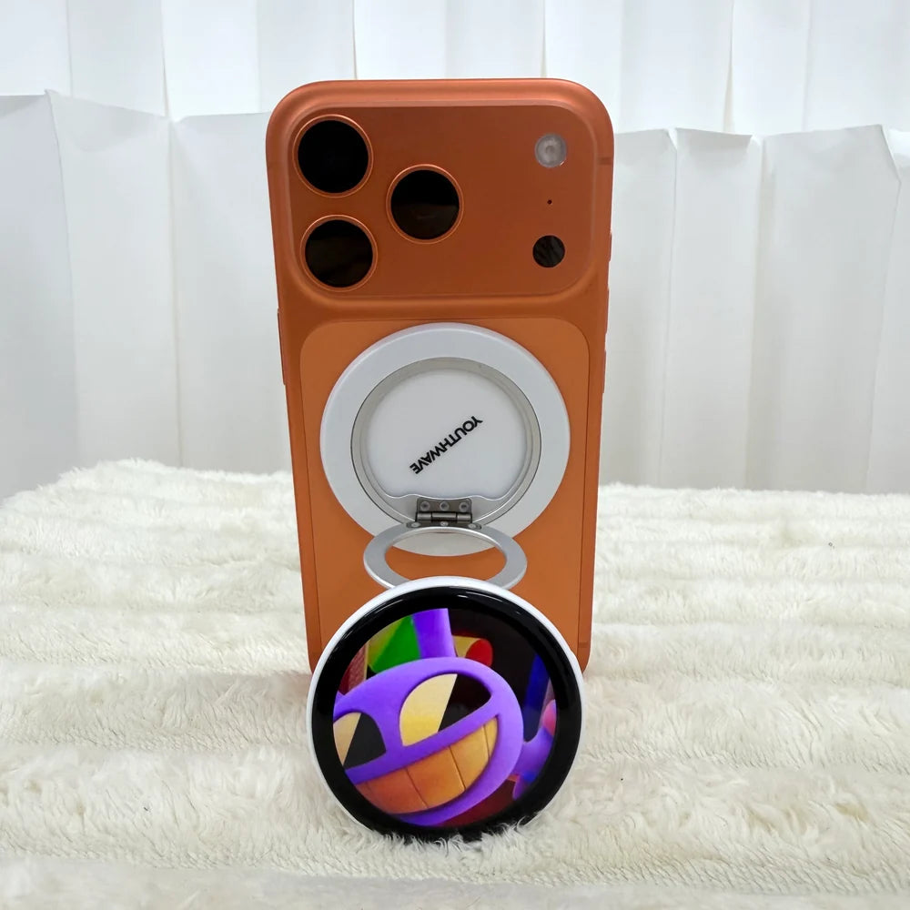 MagSafe Rotating Ring Stand — Custom Photo Display Phone Grip & Kickstand