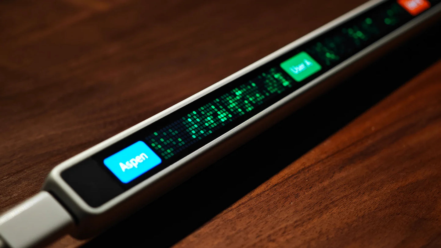 2K OLED Customizable Touch Bar Keyboard for Creators & Gamers