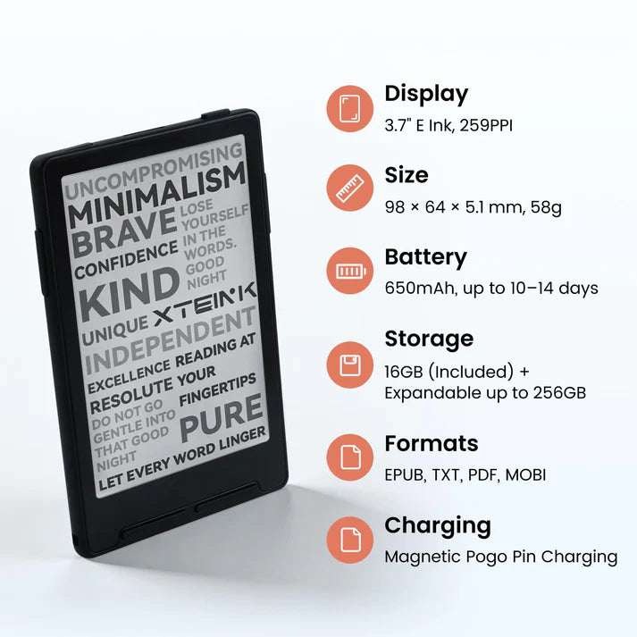 Mini E-Ink Pocket eReader