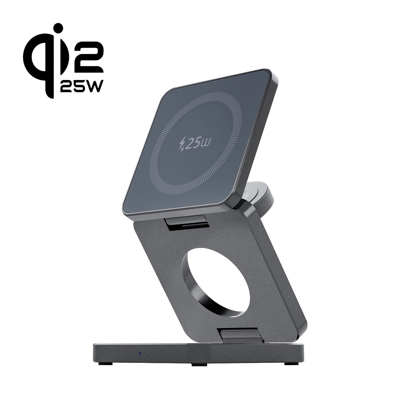 3-In-1 Qi2.2-Certified MagSafe Foldable 25W Magnetic Wireless Charging Stand