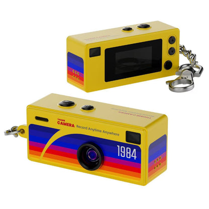 Creative Mini Portable Thumb Pocket Keychain Digital Camera with Flash, 130 Degree Wide Angle Lens