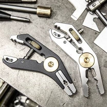 Pocket Grip 5-in-1 tool slipping easily into a jeans pocket, demonstrating lightweight EDC portability.