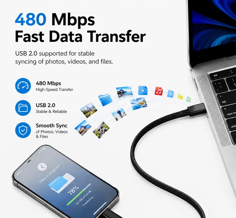 Pocket All-in-One Travel Tech Kit  – Fast Charging, 480Mbps Data Transfer, Adapters, Card Storage & Phone Stand