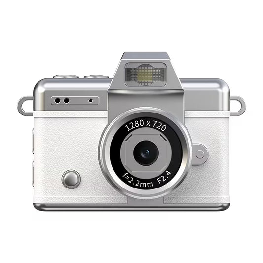 Mini Flip Camera 1080P – Retro Wearable Pocket Vlog Camera with LED Light